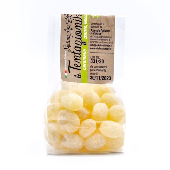 Caramelle Drops Limone miele e zenzero